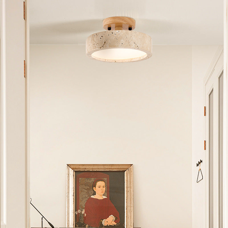 Travara - Travertine LED Ceiling Light