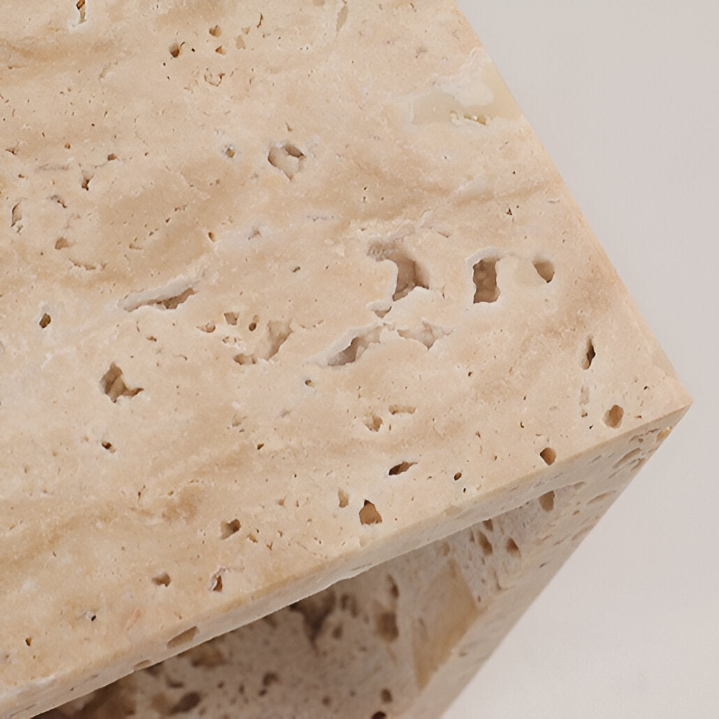 Terravix – Travertine Stone Minimalist Outdoor LED Wall Light