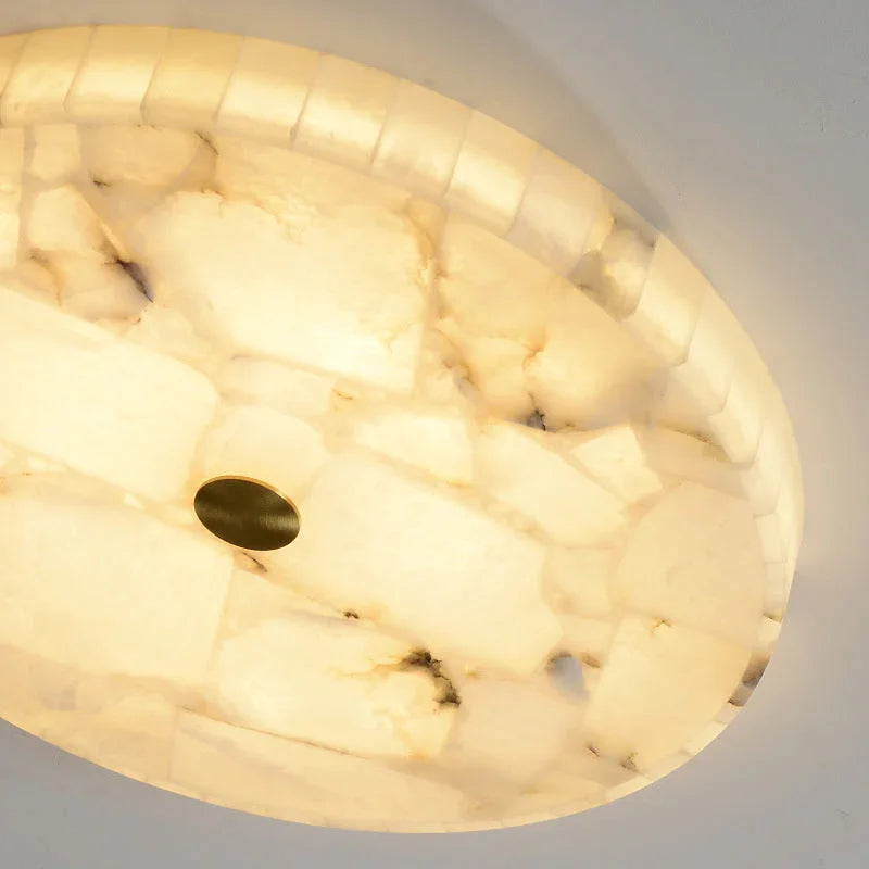 Maelis – Marble Flush Ceiling Light
