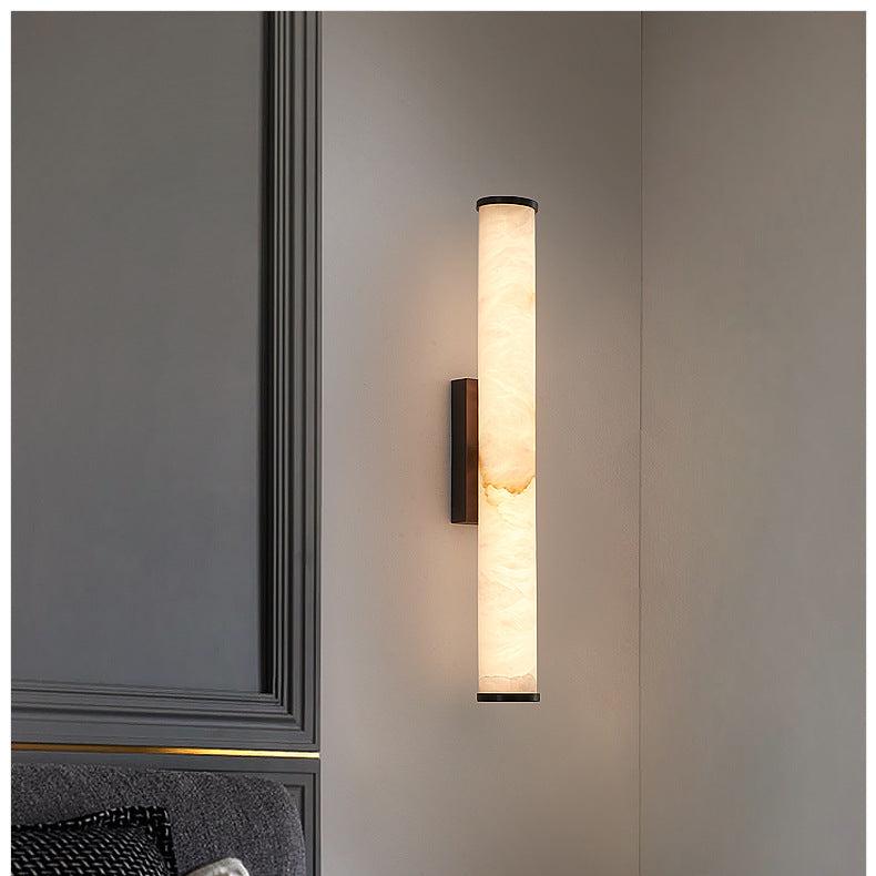 Callistara – Spanish Marble Copper Modern Minimalist Wall Lamp