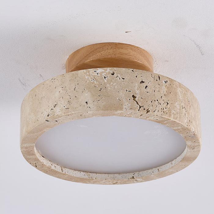 Travara - Travertine LED Ceiling Light