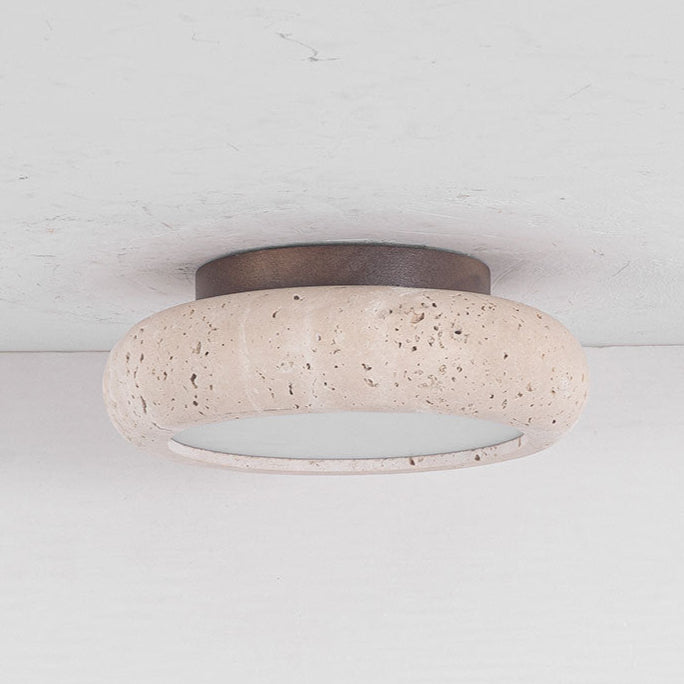 Travura – Retroloftlampe i Travertin