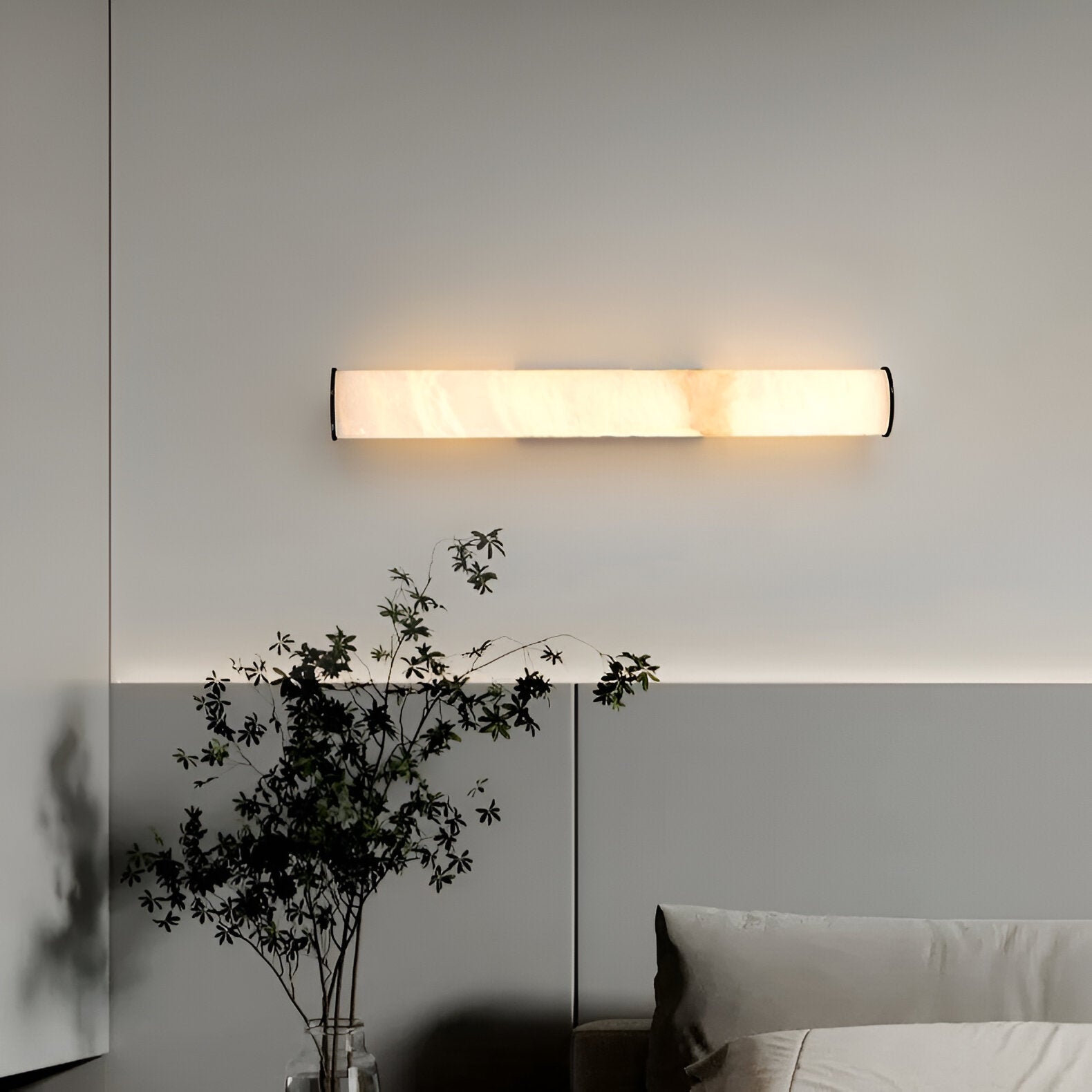 Callistara – Spanish Marble Copper Modern Minimalist Wall Lamp