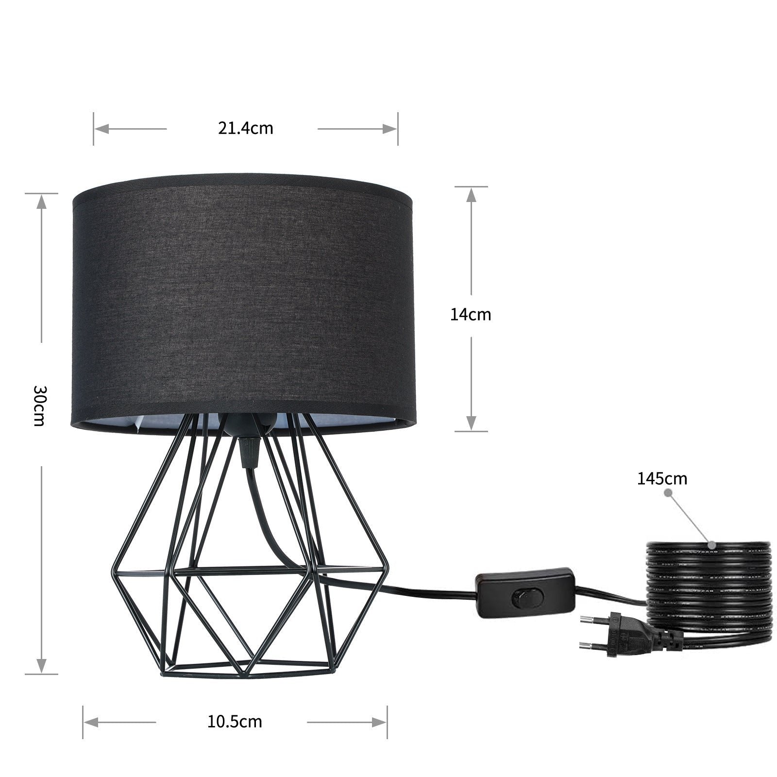 Kirevon - Lampe de table Créativité Géométrique
