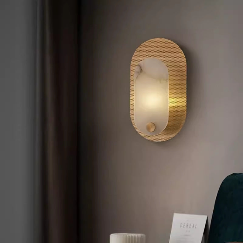 Elyvara – Luksuriøst Nordisk Marmor Væglampe