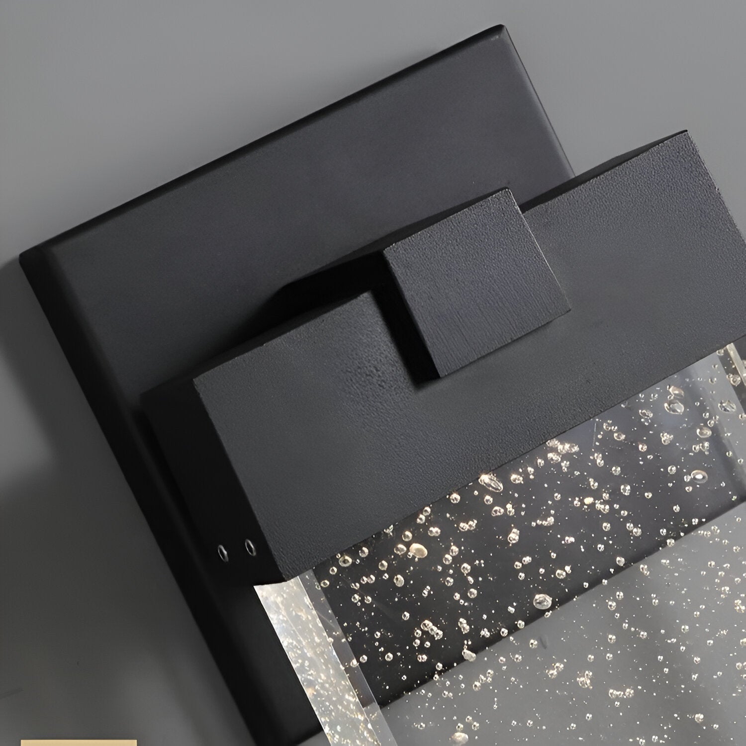 Myrren - Applique murale extérieure étanche IP65 à bulle de cristal