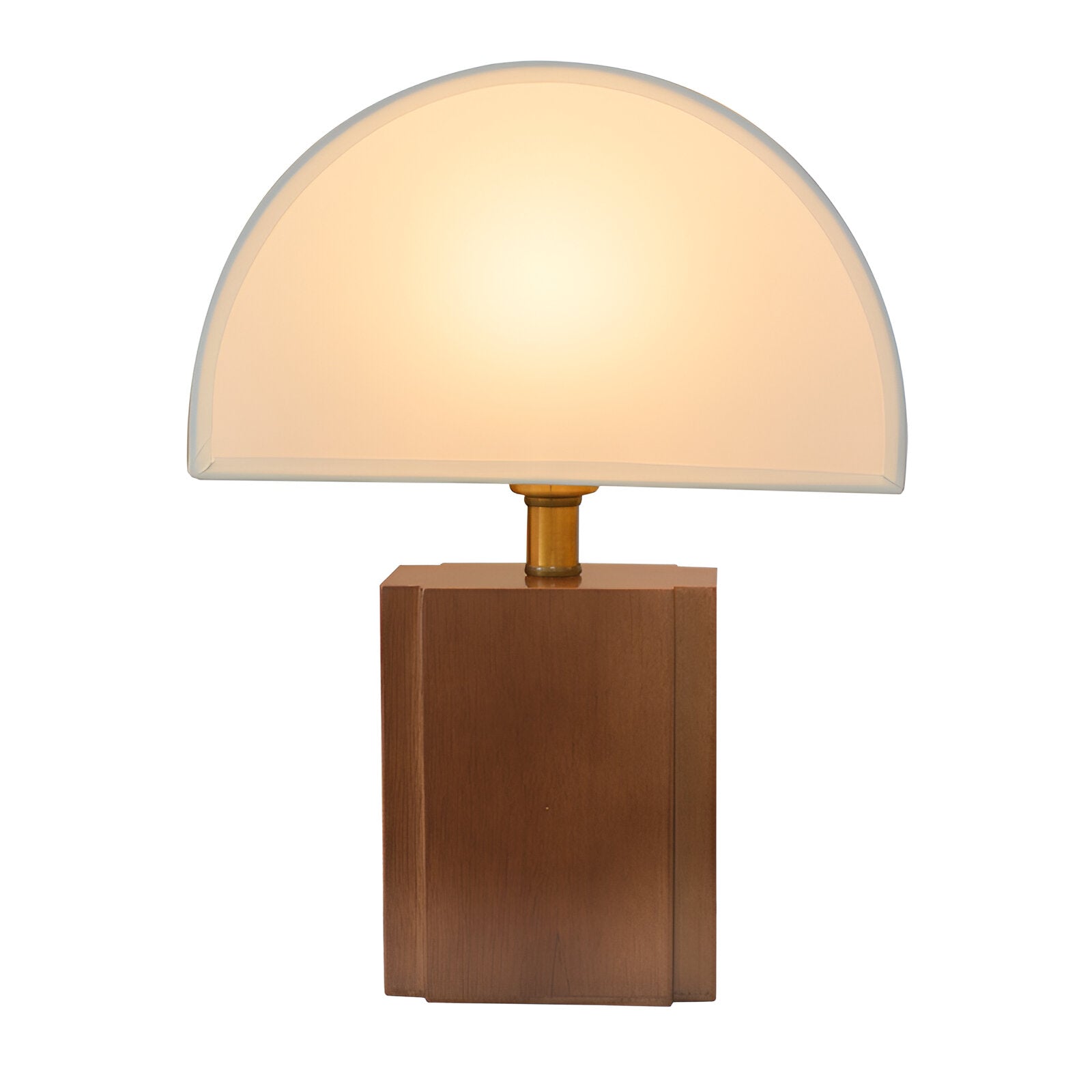 Nozuren - Lampe de table style Wabi Sabi demi-lune