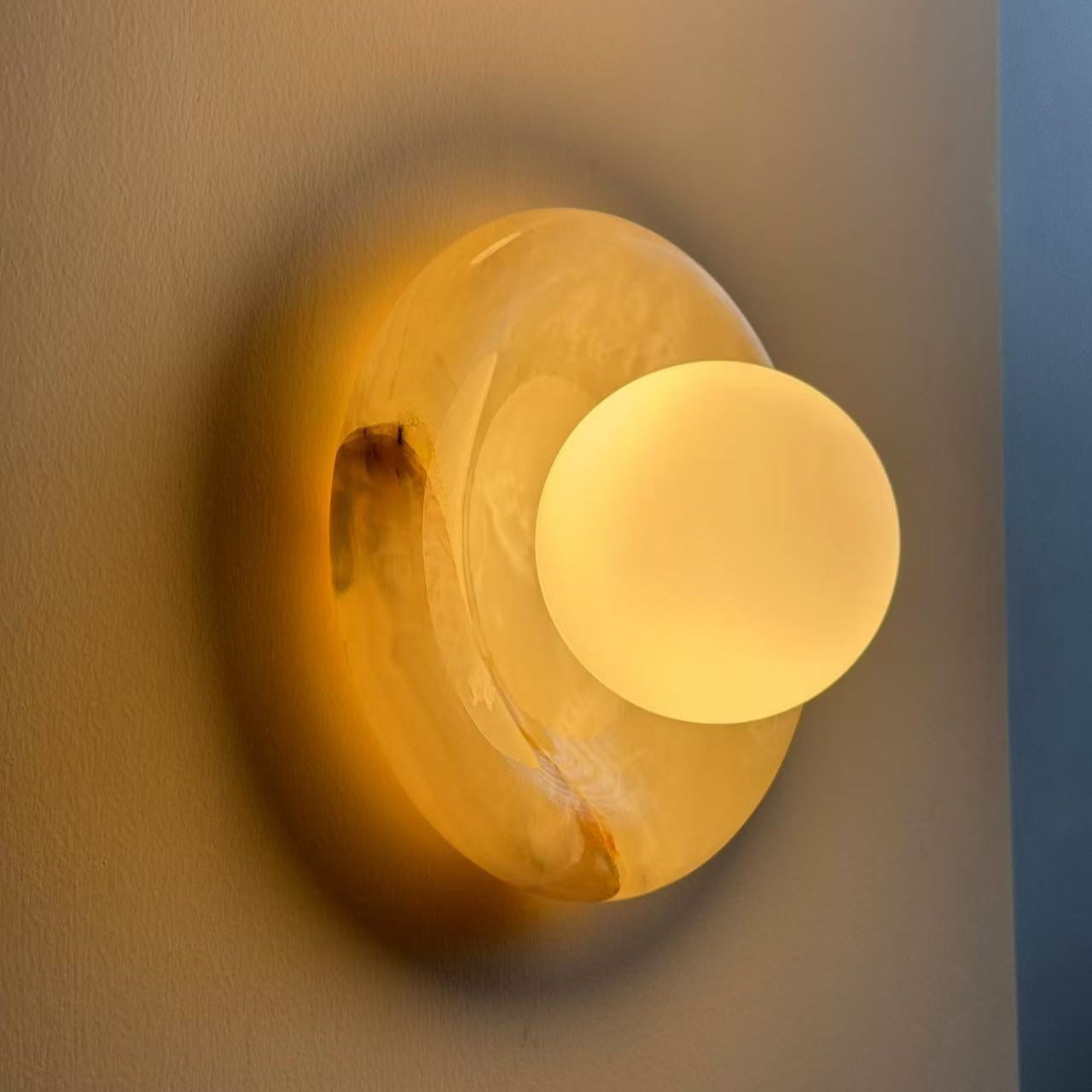 Malmora - Aplique de pared LED de mármol