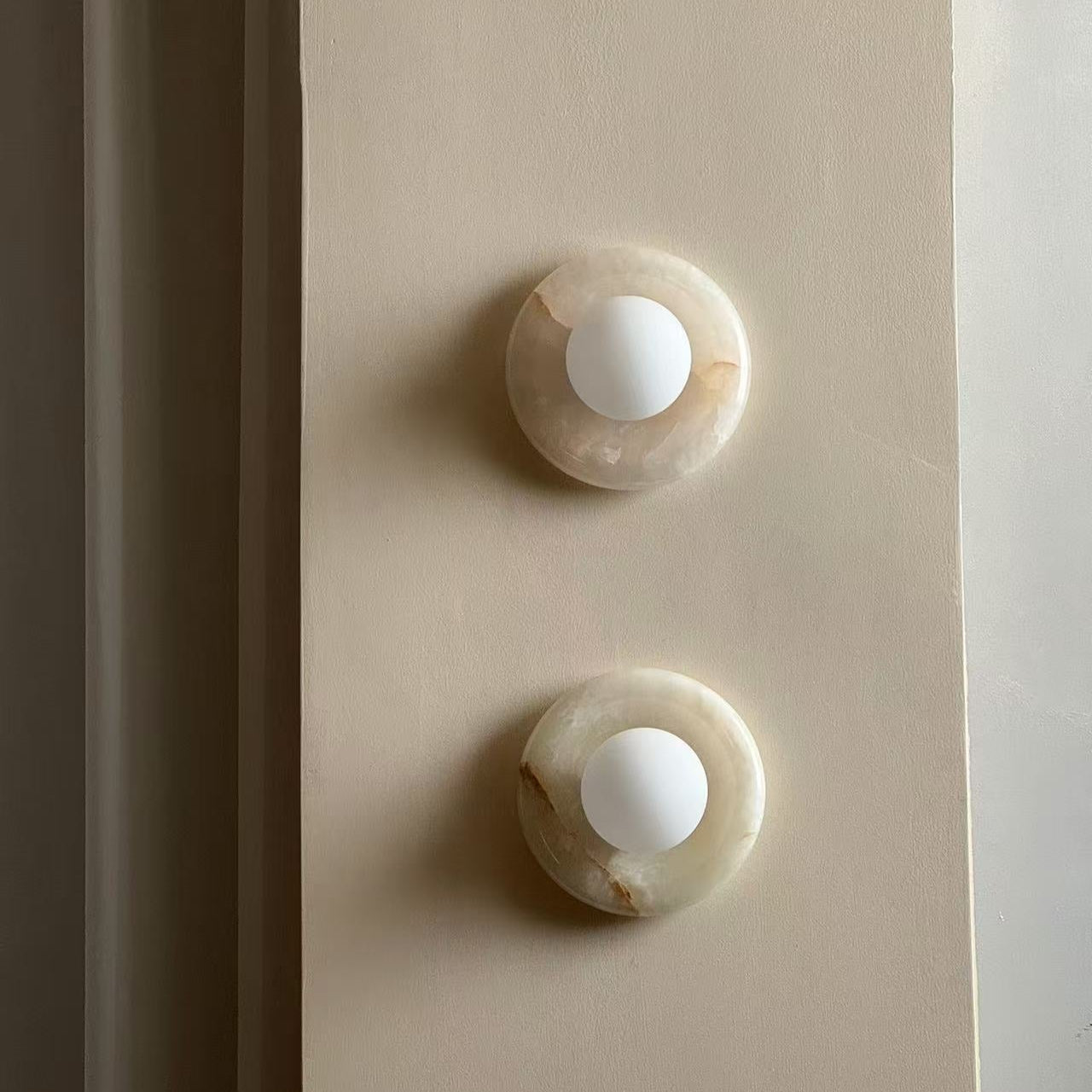 Malmora - Aplique de pared LED de mármol