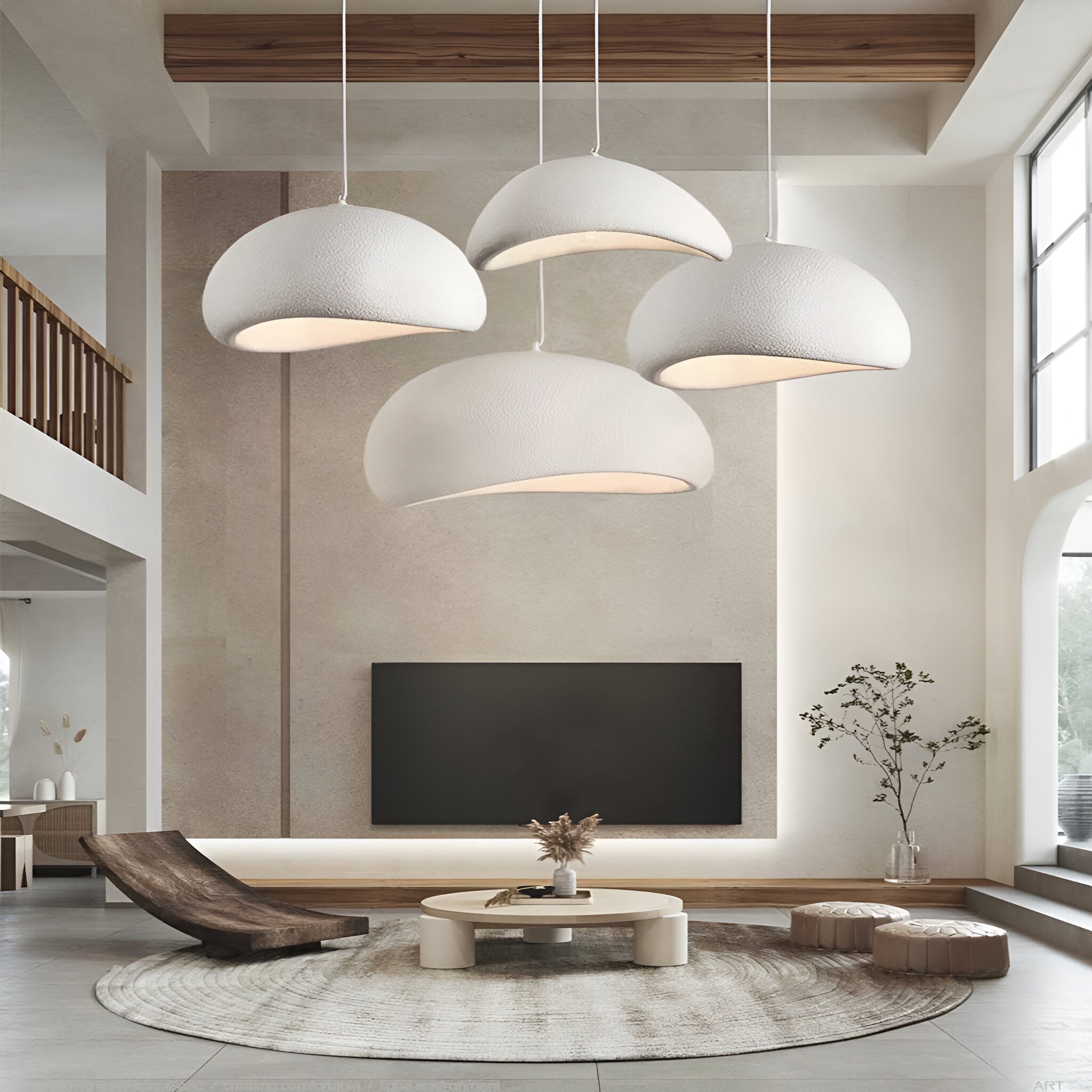 Orizu - Nordic Wabi Sabi Fiberglass Pendant Light