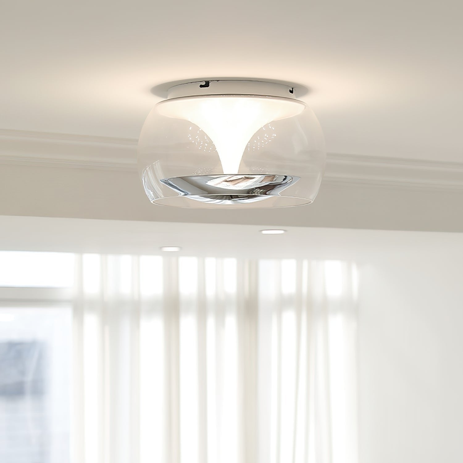 Eshara - Suspension en verre nordique pour plafond