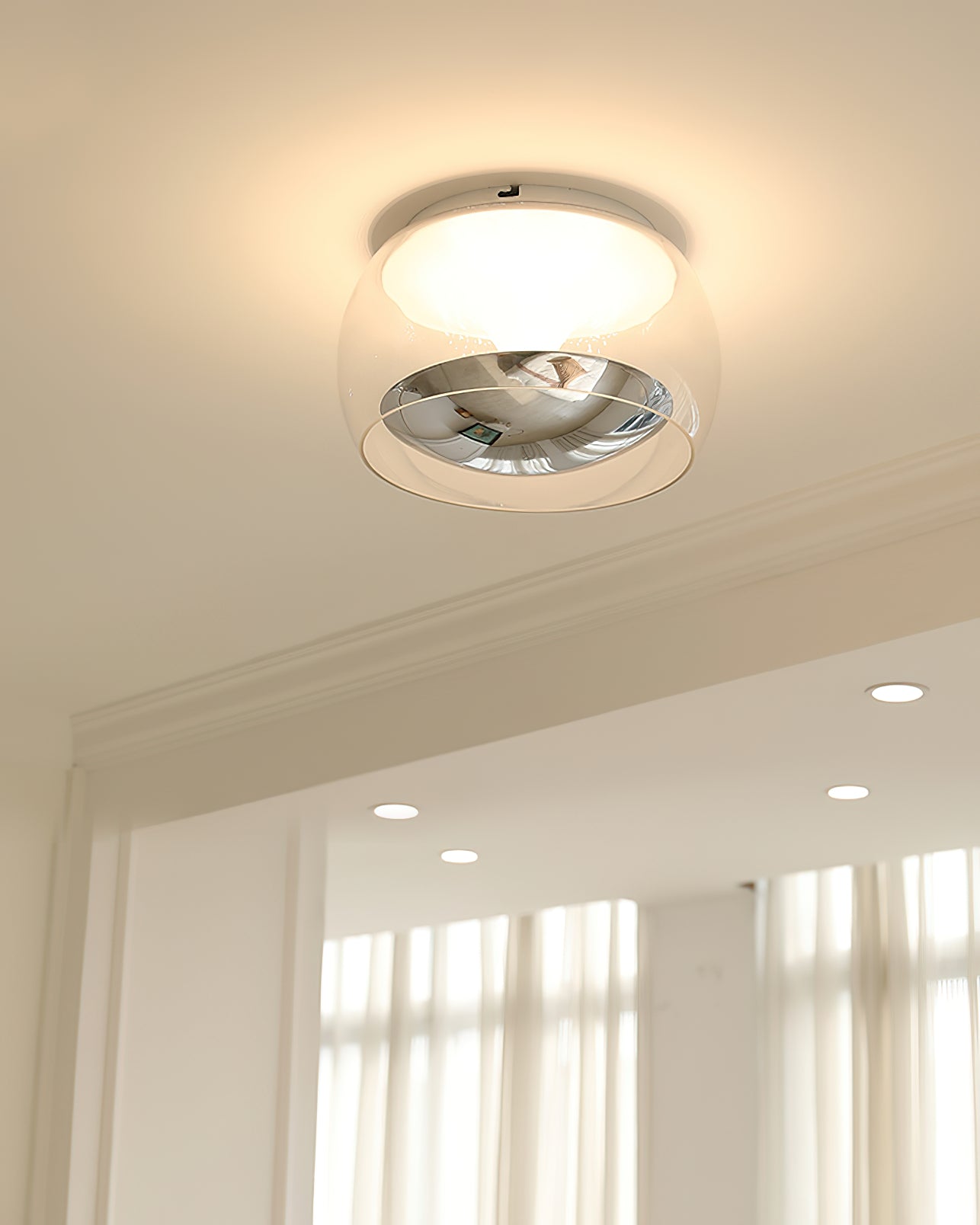 Eshara - Suspension en verre nordique pour plafond