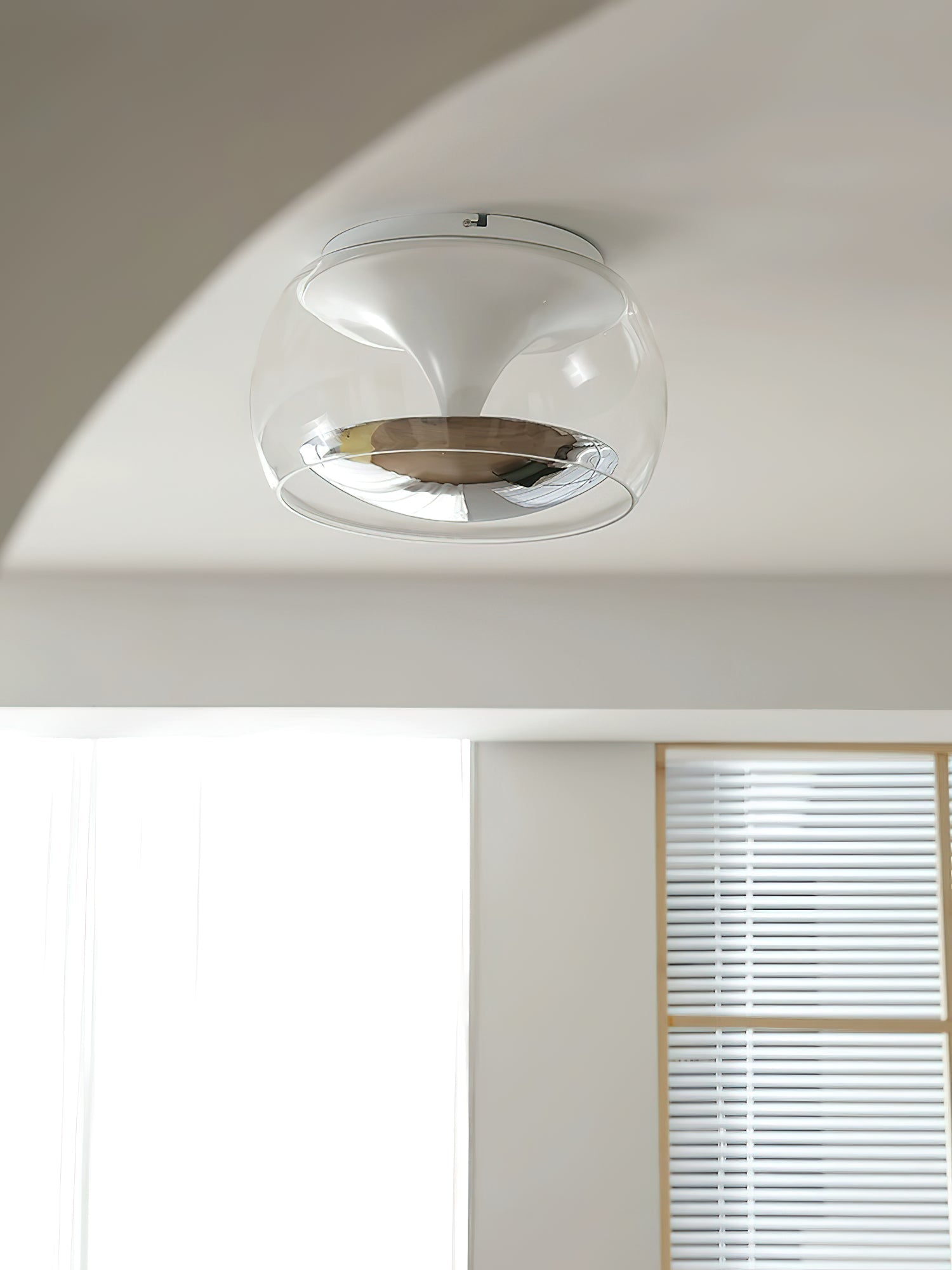 Eshara - Suspension en verre nordique pour plafond