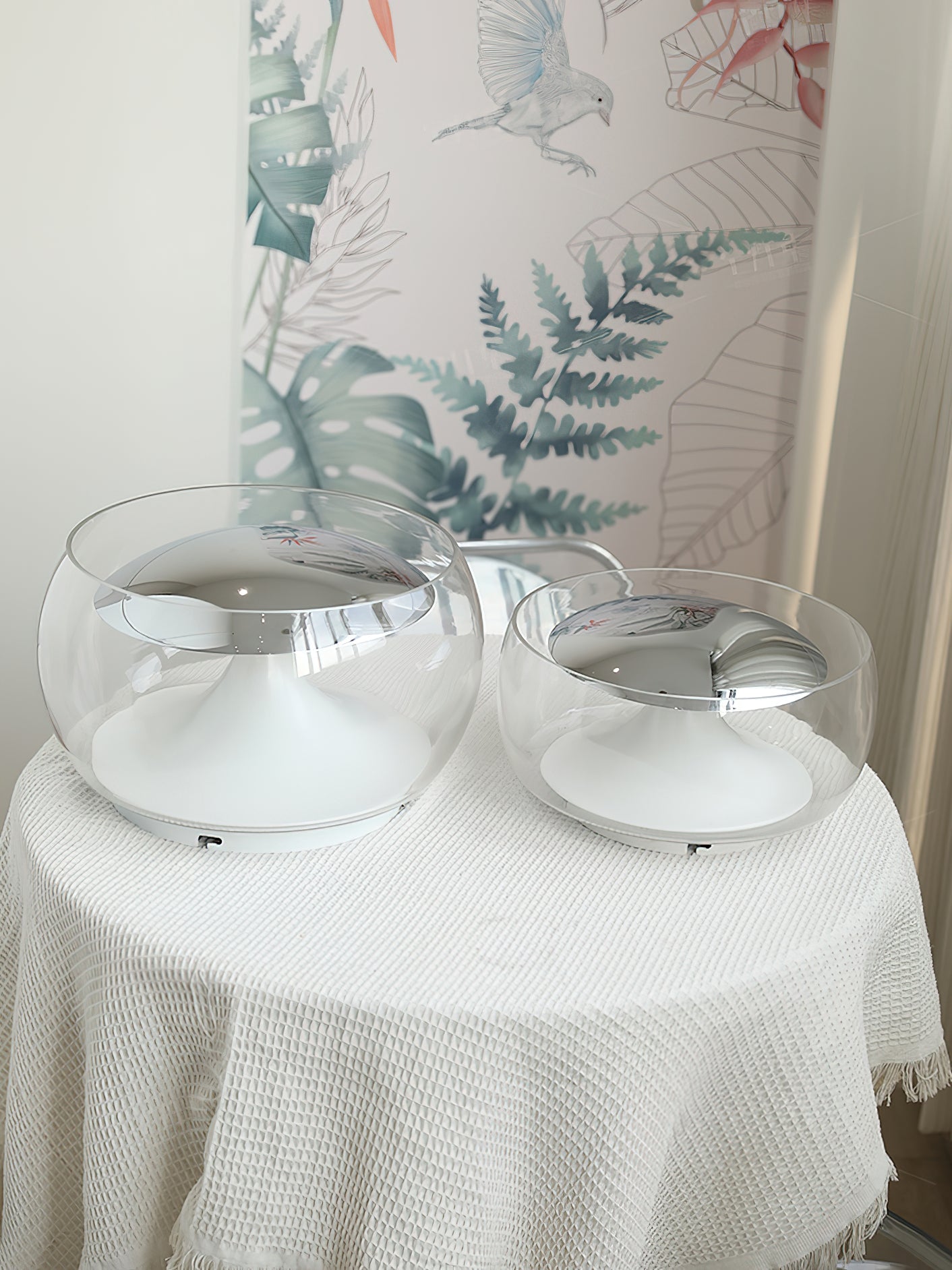 Eshara - Suspension en verre nordique pour plafond