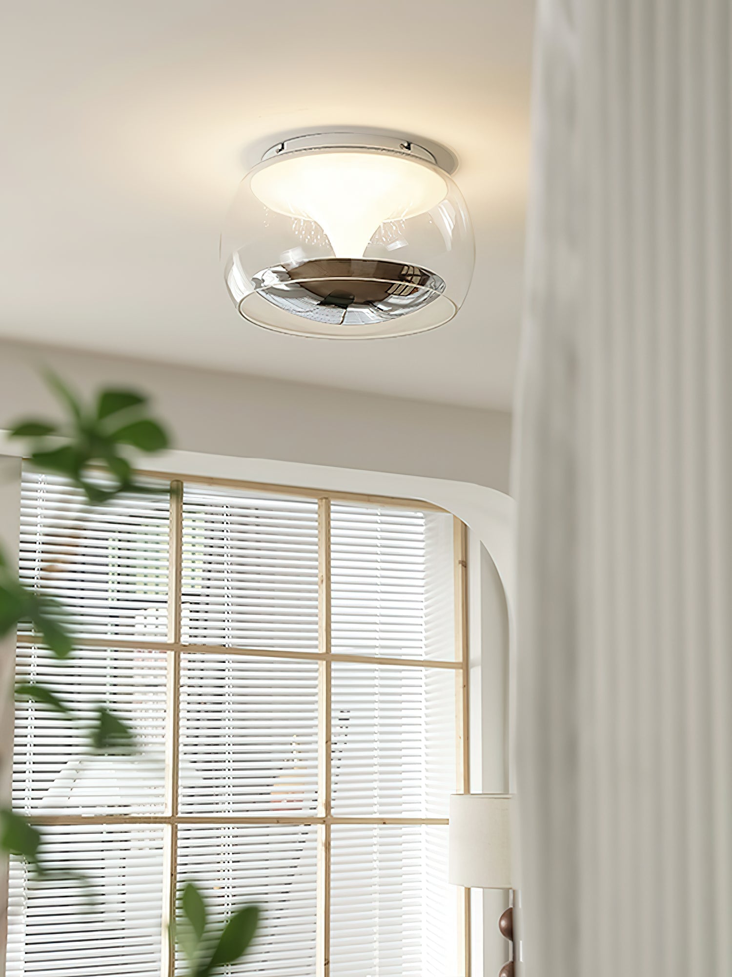 Eshara - Suspension en verre nordique pour plafond