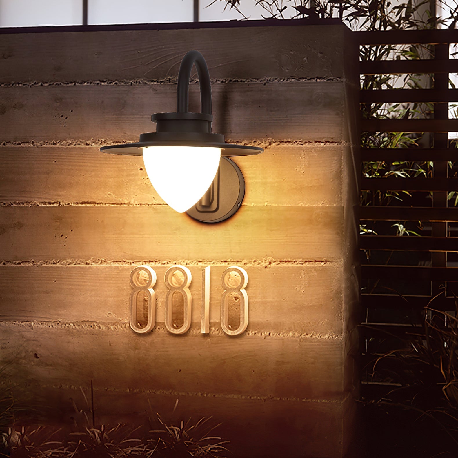 Sylvoro - Applique murale extérieure en pomme de pin