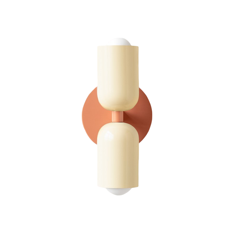 Dorellin - Északi Színes Kétfejű Vas Fali Lámpa