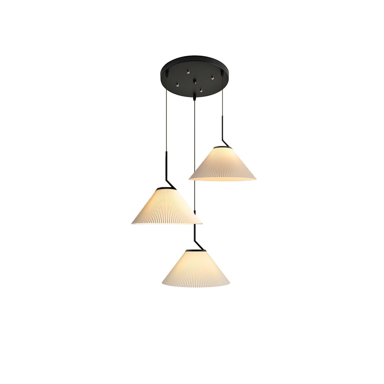 Zoravine – Suspension en tissu plissé