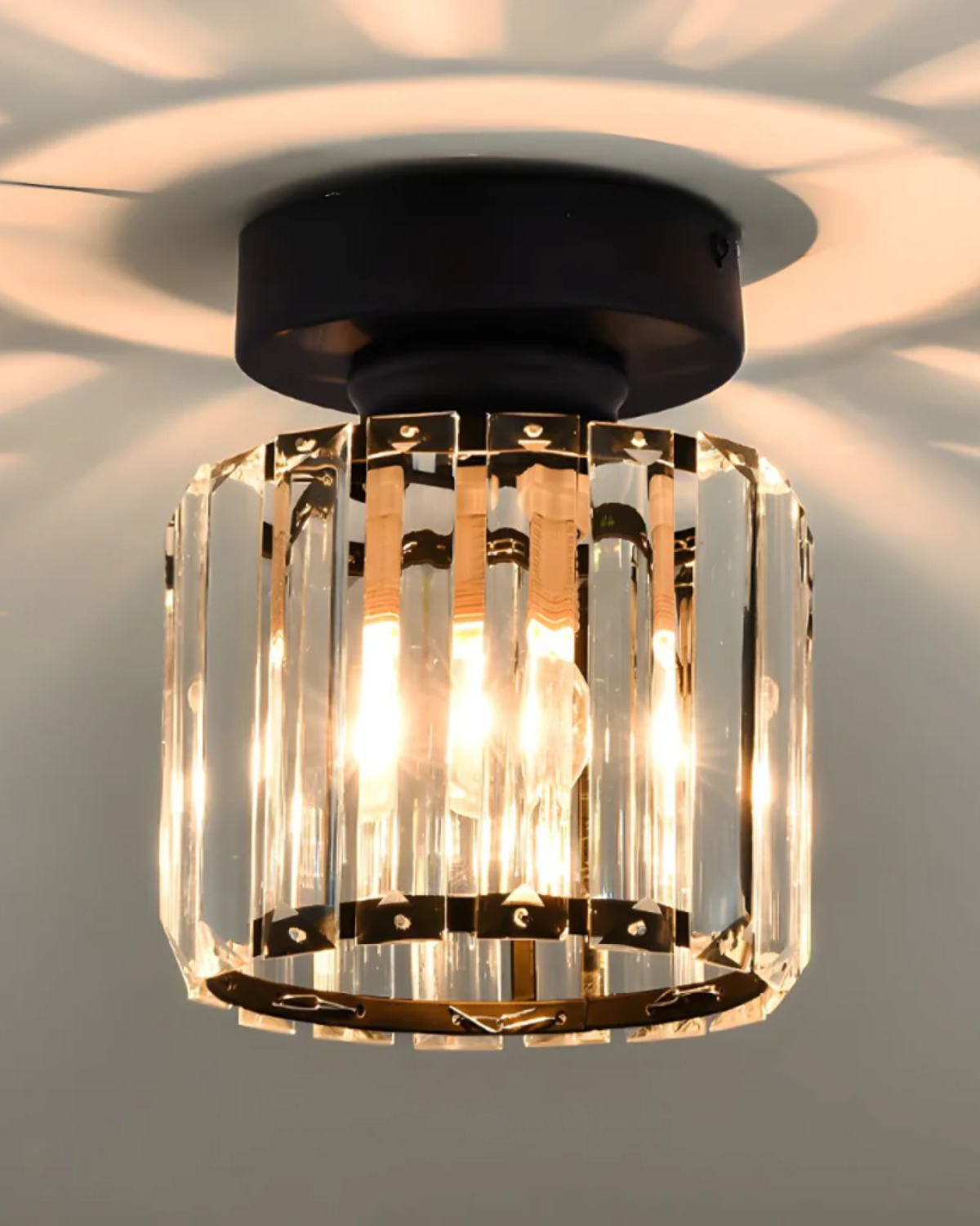 Virenth – La lampada da scrivania classica Prismatique in vetro verde con base dorata