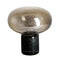 Caelith - Glasbordlampe med retro marmorfod