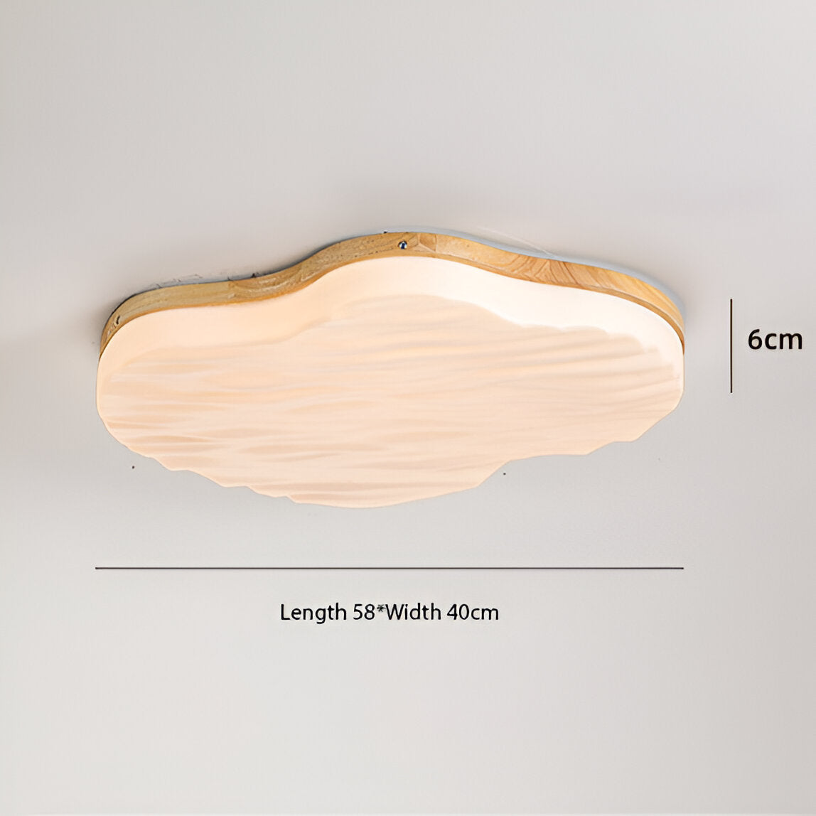 Retrona – Lámpara de Techo de Acrílico Estilo Retro