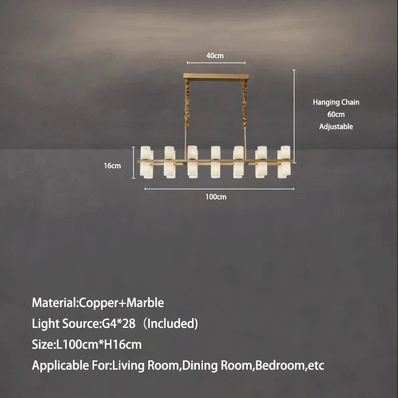 Marblora – Moderne Marmor Dekorationslampe