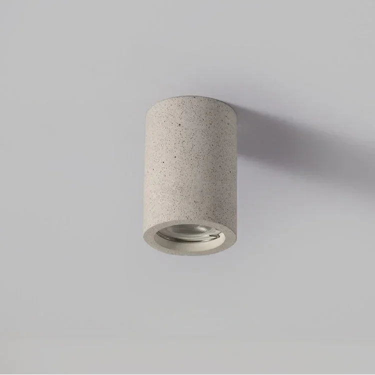 Cemira – Cementből készült, felületre szerelhető, egyszerű mennyezeti lámpa