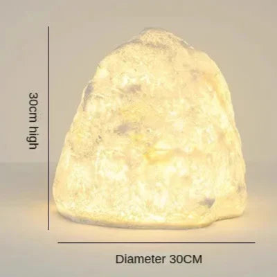Delorien - Lampada da esterno scultorea in pietra