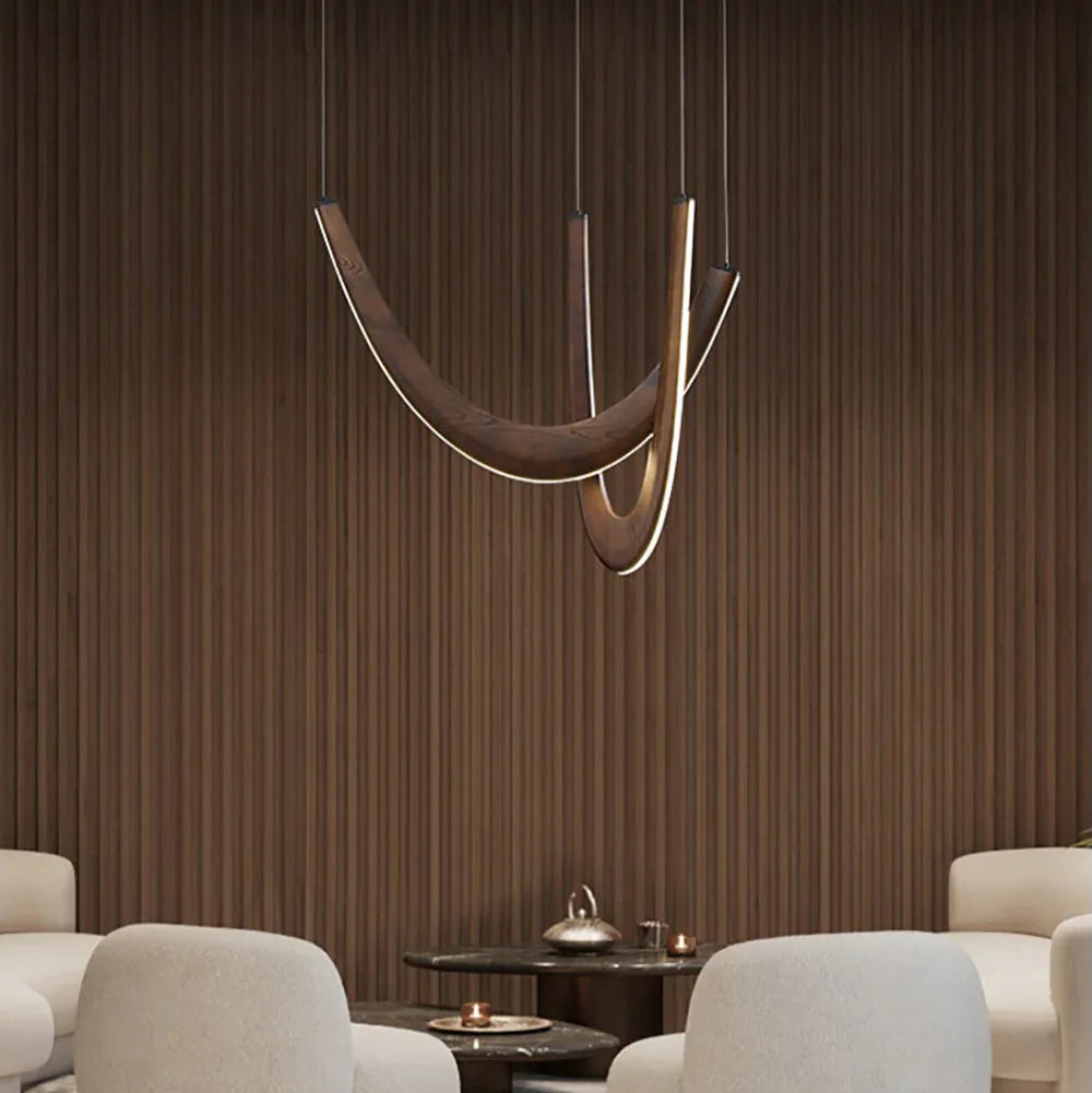 Velmira – Moderní vrstvený skleněný závěsný lustr