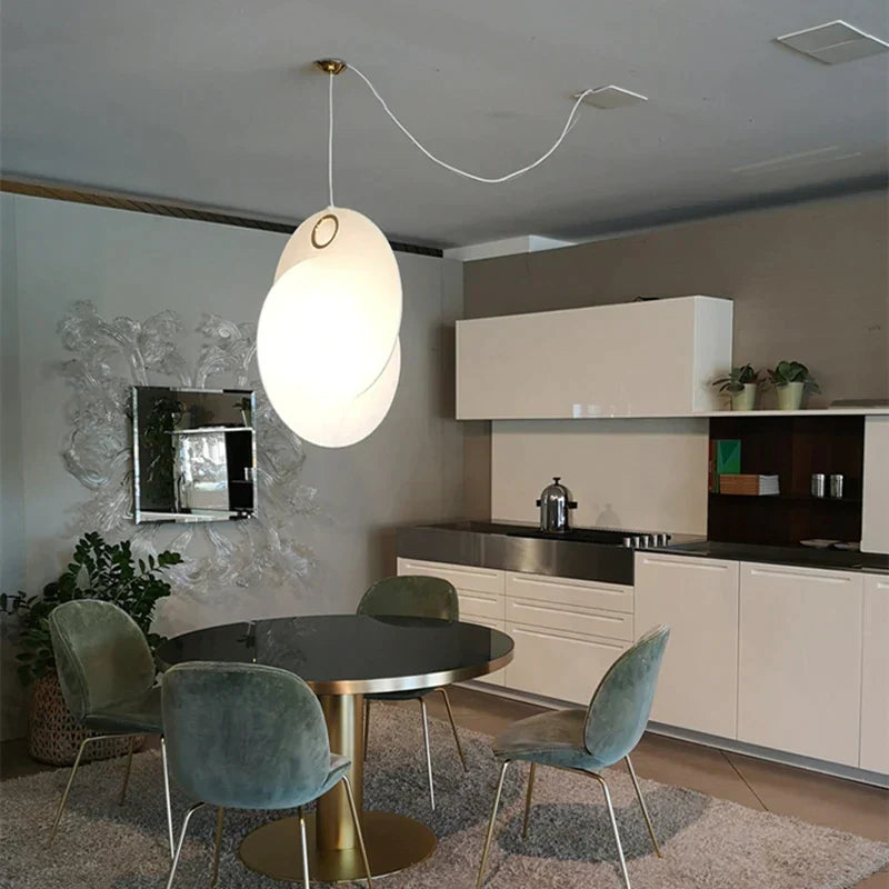 Auralisse - Lampada a sospensione in seta Wabi Sabi