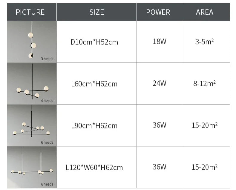 Elarose Sculptural Modern Ceiling Chandelier