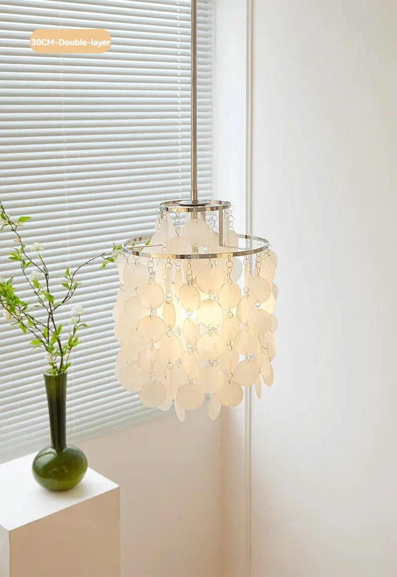 Mirellae- Sculptural Seashell-Inspired Pendant Chandelier