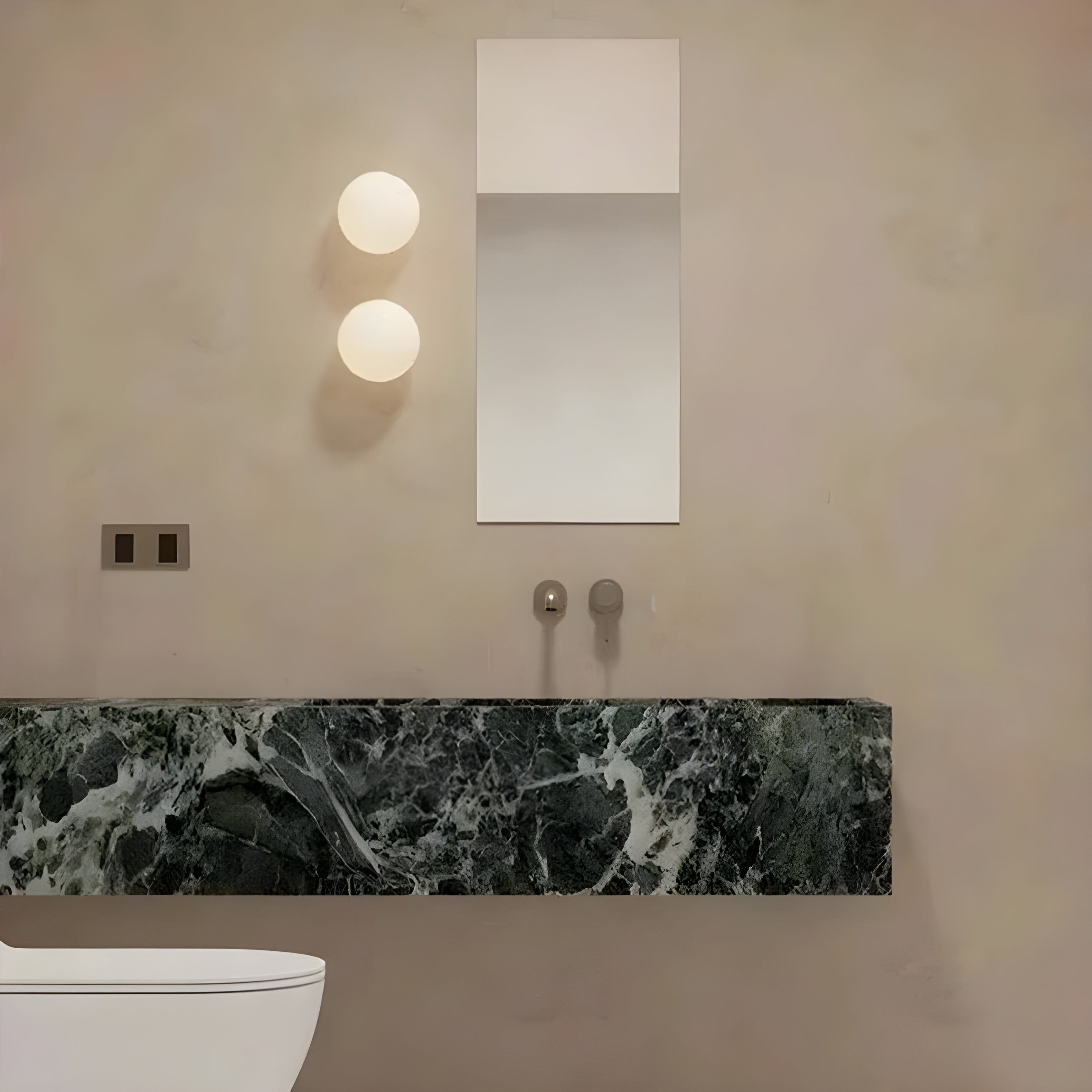 Carnad - Lámpara de Pared Moderna de Vidrio Esmerilado