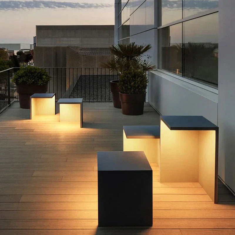 Drayen - Téglalap alakú kültéri LED világítótest blokk