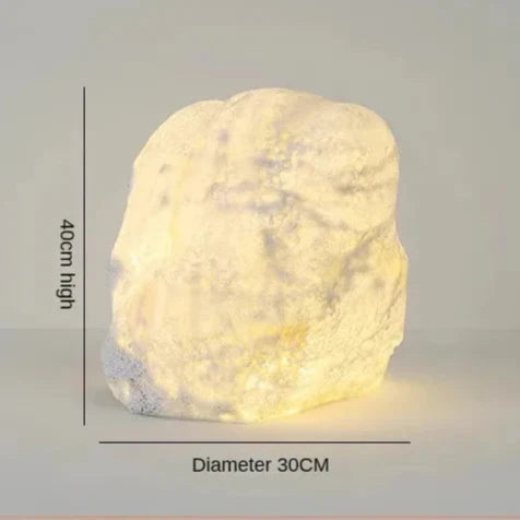 Delorien - Lampada da esterno scultorea in pietra