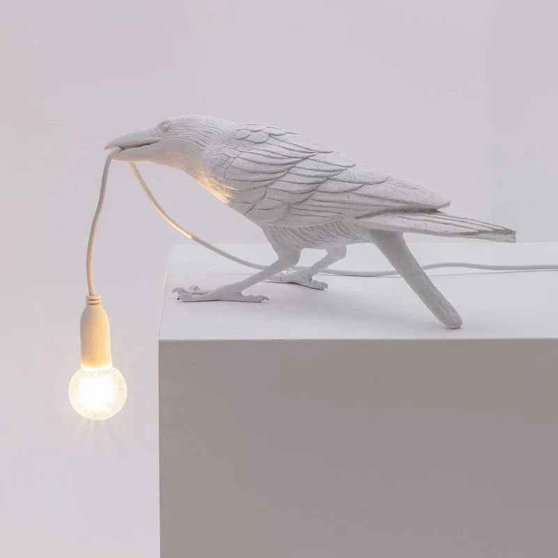 Corvane - Lampada da tavolo a forma di uccello