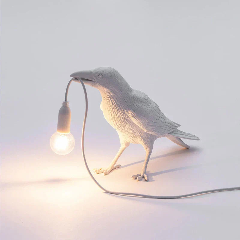 Corvane - Lampada da tavolo a forma di uccello