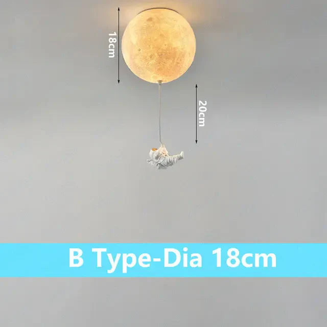 Astravelle - Astronaut Bubble Ceiling Lamp