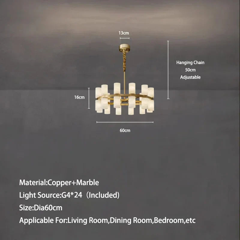 Marblora – Moderne Marmor Dekorationslampe