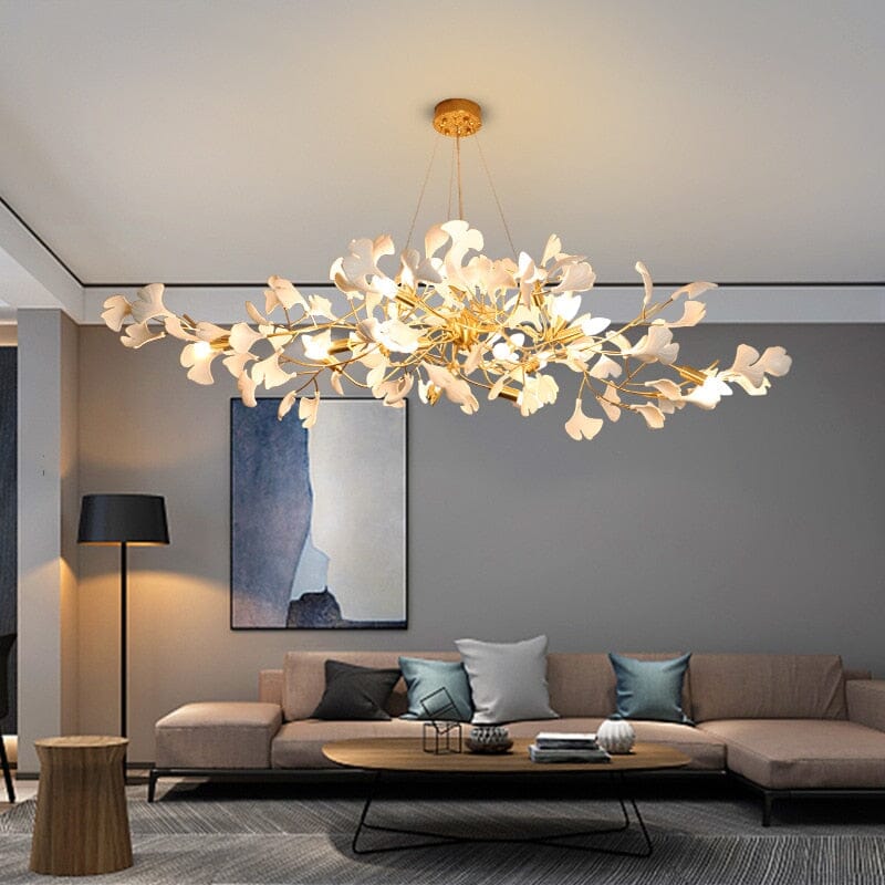 Ceravelle – Dimmable LED Ceramic Petal Chandelier