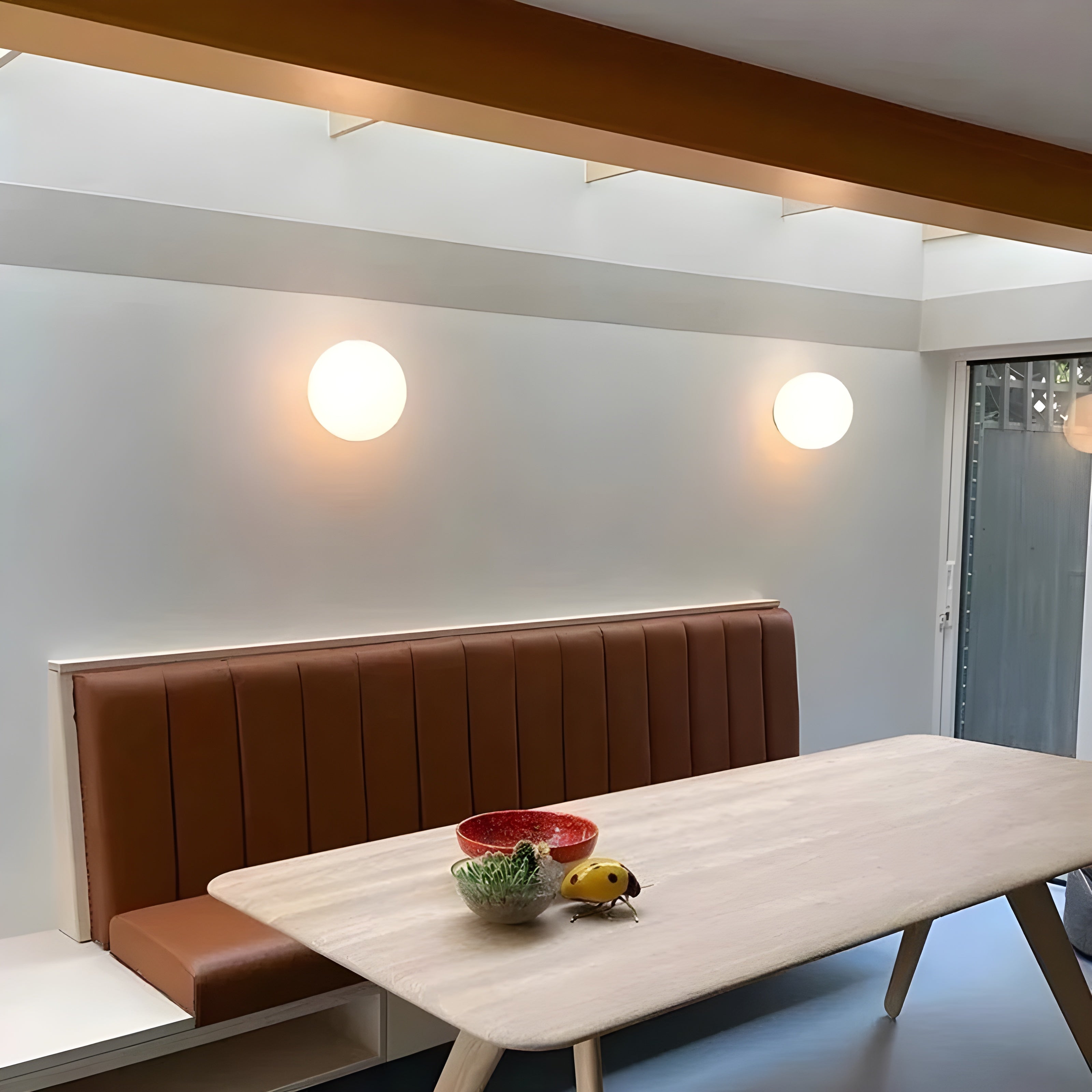 Carnad - Lámpara de Pared Moderna de Vidrio Esmerilado
