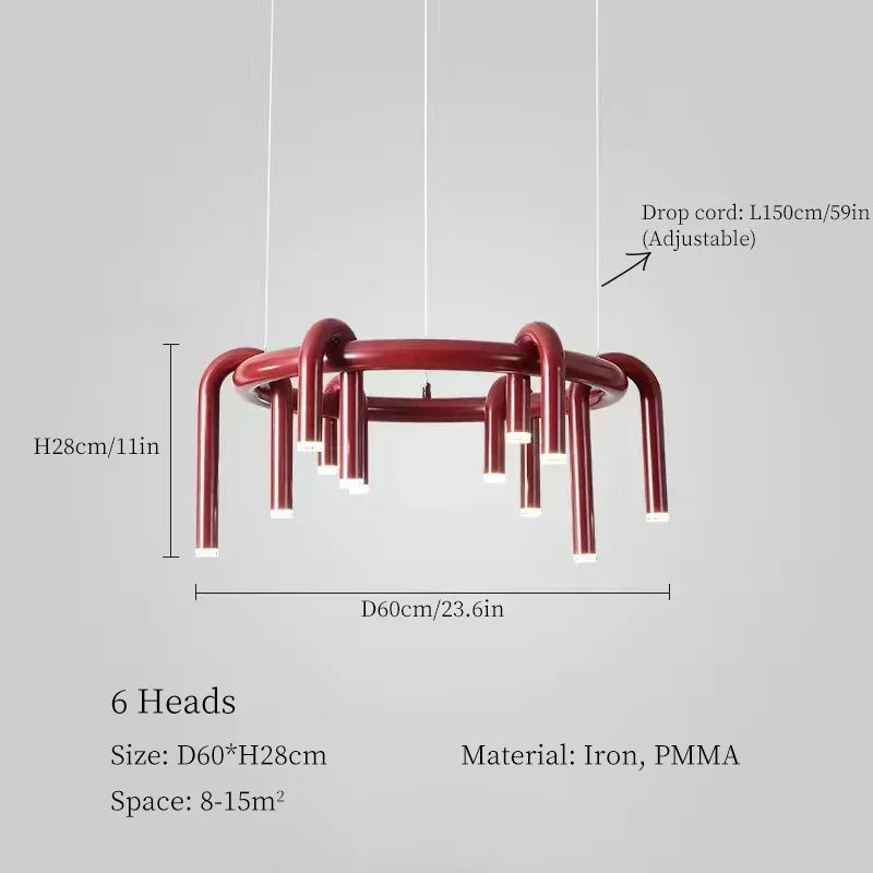Selvaya – Egyszerű ívelt csillár függeszték