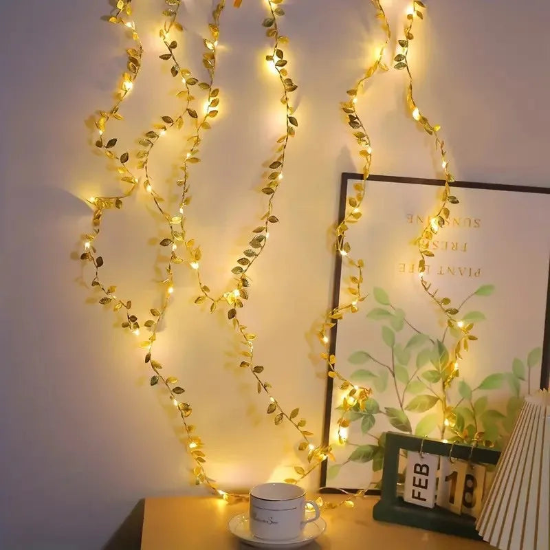 Liorow – Golden Leaf LED String Lights
