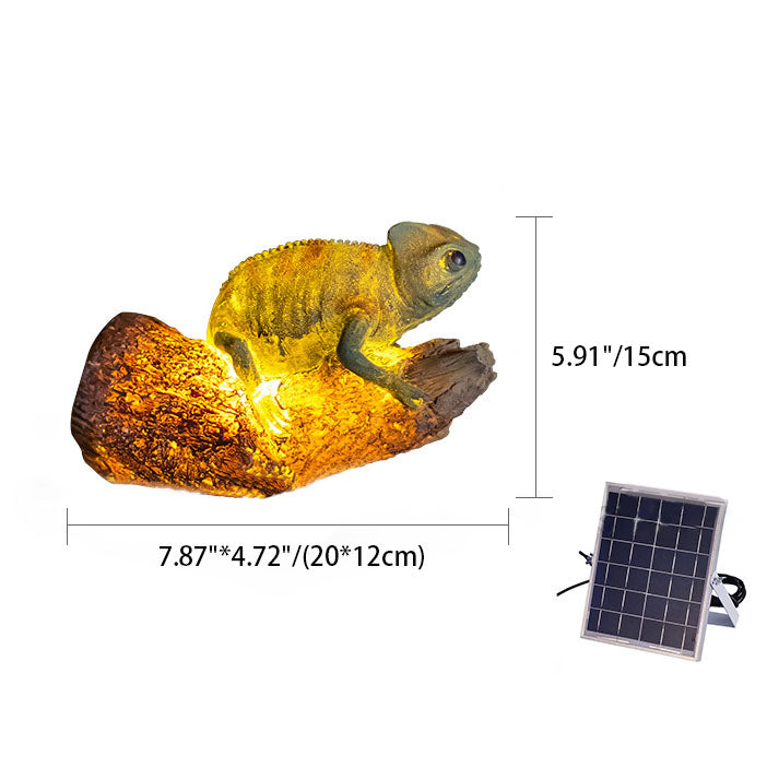 Cirelle - Scultura da Giardino Solare a Forma di Uccello con Luce LED
