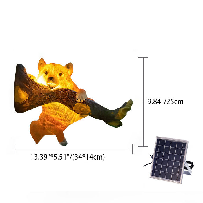 Cirelle - Scultura da Giardino Solare a Forma di Uccello con Luce LED