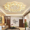 Vavian - Lampadario moderno a LED con cristalli