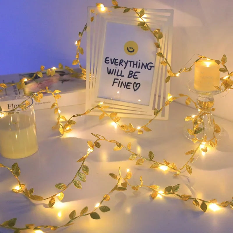 Liorow – Golden Leaf LED String Lights