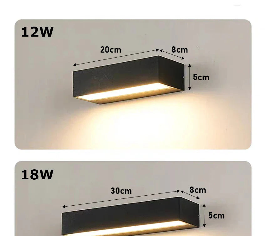 Novalith – Waterproof LED Outdoor Wall Lamp