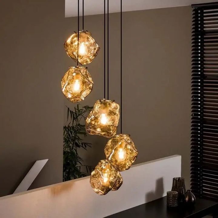 Solvane - Lampada a sospensione Nordic Lava moderna