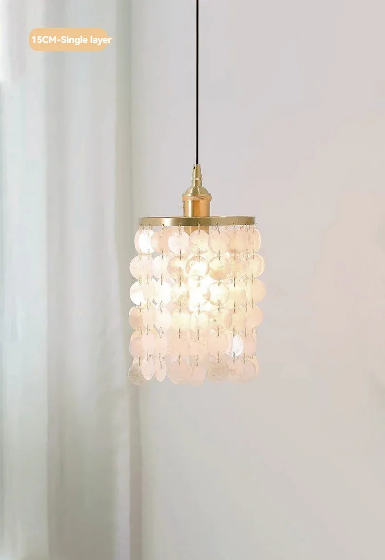 Mirellae- Sculptural Seashell-Inspired Pendant Chandelier